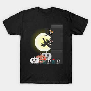 Owls on Halloween night T-Shirt